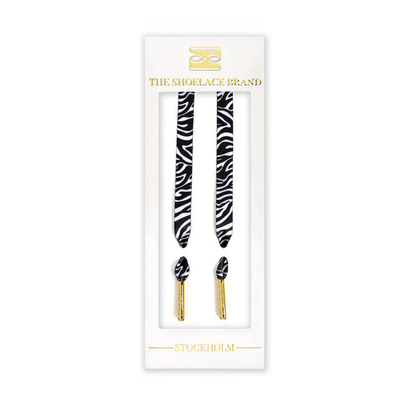 The Shoelace Brand - Classic Zebra Shoelaces (120cm)
