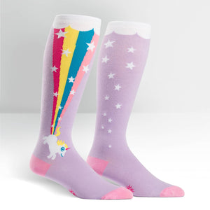 Sock It To Me STRETCH-IT Unisex Knee High Socks - Rainbow Blast