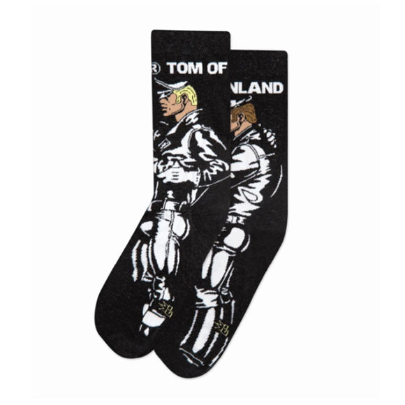 Gumball Poodle Crew Socks – Leather Duo (Tom of Finland)