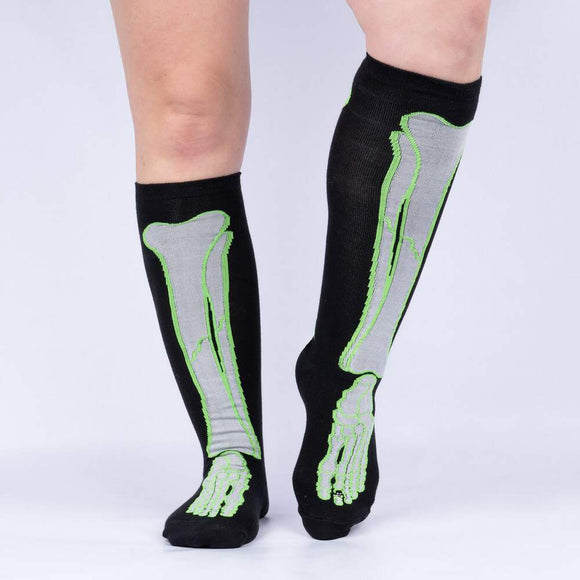 Sock It To Me Women's Knee High Socks - It's Going Tibia Good Day