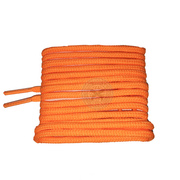 Mr Lacy Roundies - Bright Orange Round Shoelaces